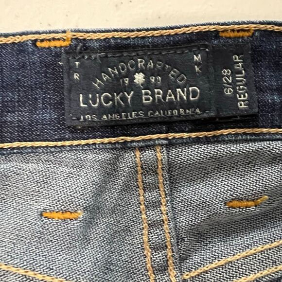 LUCKY BRAND Women's Sofia Straight Denim Jeans Size 6 / 28 Regular Mid Rise - Picture 11 of 13